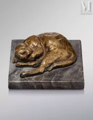 Jeanne ITASSE (1867 - 1941)-"Chat couché"-img1