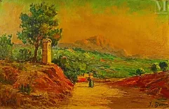 L'oratoire sur le chemin vers la Sainte Victoire-L'oratoire sur le chemin vers la Sainte Victoire-img1