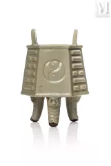 CHINE, XXe siecle-Brûle parfum en porcelaine-img1