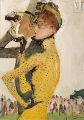 Jean Gabriel DOMERGUE (Bordeaux 1899-Paris 1962)-Le grand Steeple-img1