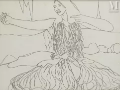 François RAVELLO (1926-2001)-Heiva Vahiné-img1