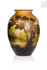 GALLE - Nancy-"Paysage lacustre"-img1