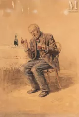 Vladimir Egorovitch MAKOVSKI (Moscou 1846 - Saint-Pétersbourg 1920)-Toast-img1