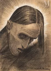 Jean LAMBERT-RUCKI (Cracovie 1888 - Paris 1967)-Le Christ-img1