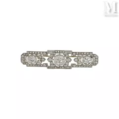 Broche diamant Art Déco--img1