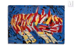 D'après un dessin de Karel APPEL (1921 – 2006)-"Clown cat"-img1