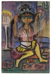 Jazeh Tabatabai (Iran, 1931-2008)-Danseuse au voile-img1