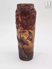 François-Théodore LEGRAS (1839 - 1916)  et la Verrerie de Saint Denis-"Chrysanthème"-img1