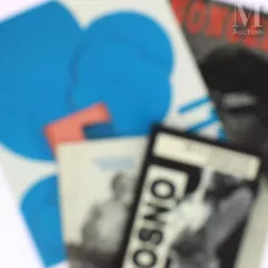 [ÉCOLE DE NICE] - 4 catalogues d’exposition dédicacés--img1