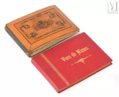 2 albums : Souvenirs de Fontainebleau et Vues de Nîmes-35 tirages-img1