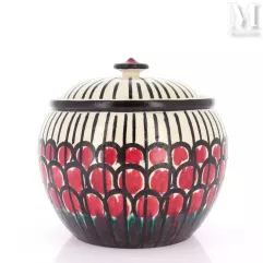 Maurice DUFRENE (1876-1955) et Henri CHAUMEIL (1877-1944) pour LA MAÎTRISE (Galeries Lafayette)-Pot couvert-img1