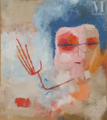 Fadi BARRAGE (Liban, 1940-1988)-La main rouge-img1