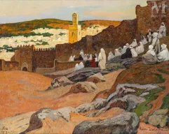 Henri DABADIE (Pau 1867 - Tunis 1949)-Fez-img1