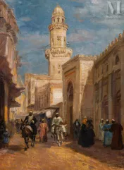 Károly CSERNA (Hongrie 1867-1944)-Khanqah du sultan Baybars II-img1