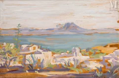 Jules LELLOUCHE (Monastir 1903- Paris 1963)-Sidi Bou said et le Bou Kornine-img1