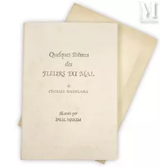 Paul WAKIM (Liban, 1949)-Recueil illustré des Fleurs du Mal-img1