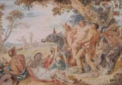 Ecole de Charles Joseph NATOIRE (1700 – 1777)-Le Triomphe de Silène, d'après Natoire-img1