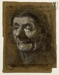D'après Honoré DAUMIER (1808-1879)-Portrait d'homme-img1