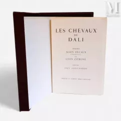 DALI Salvador (1904-1989) Portfolio-"Les chevaux de DALI"-img1