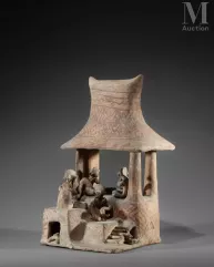 Maquette de maison traditionnelle--img1