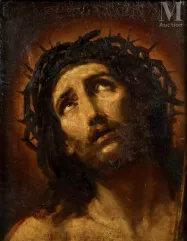 D'après Guido RENI (1585-1642)-Le Christ à la couronne d'épines-img1