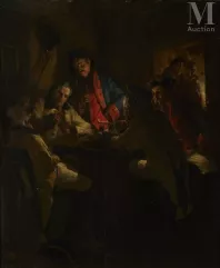 Georges VERDIER (1845-?)-La partie de cartes-img1