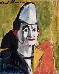 Madeleine FLASCHNER (1933-2022)-Pierrot, le clown-img1