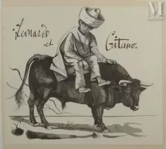 Pierre-Yves TREMOIS  (1921-2020)  Dessin-Moment de complicité-img1