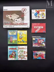 NINTENDO FAMICOM-Console Nintendo Famicom AV (NTSC-J) + lot de x8 jeux-img1