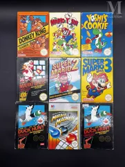 NINTENDO NES PAL-LOT de x9 jeux - Nintendo NES FR-img1