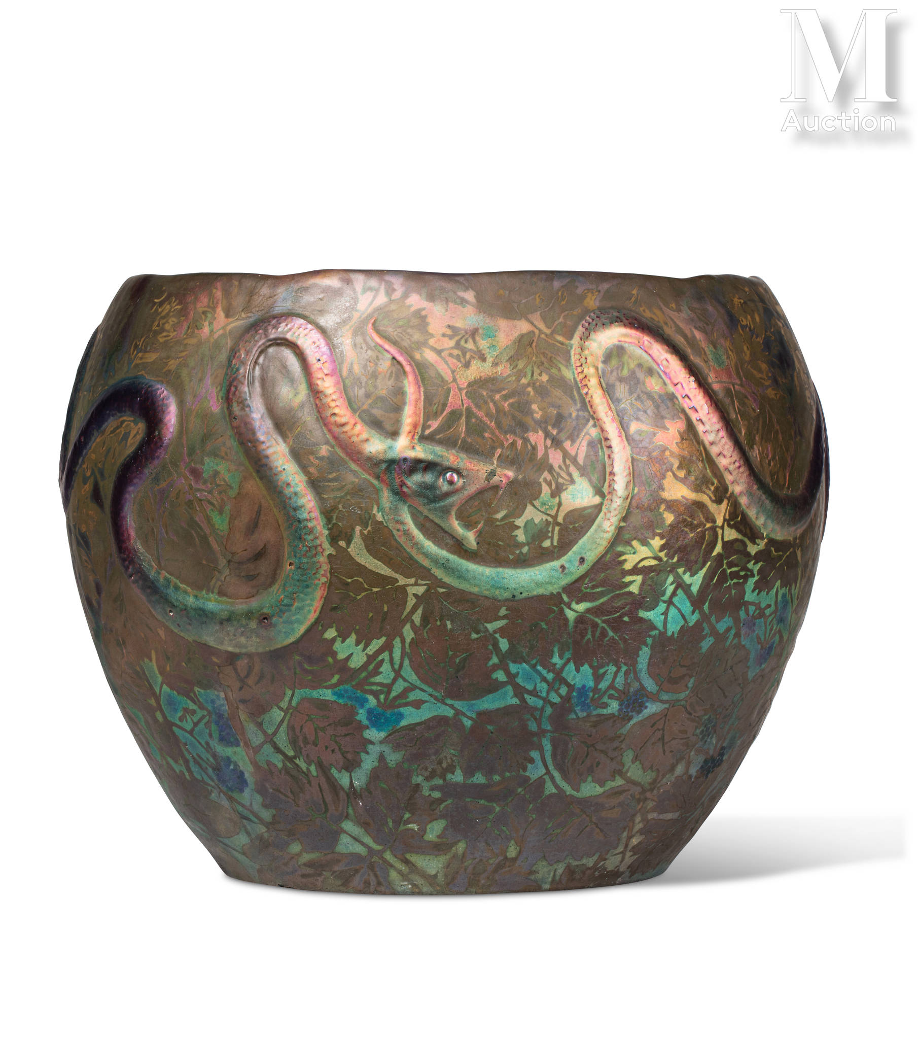 Estimation gratuite céramique clément massier vente aux enchères art nouveau