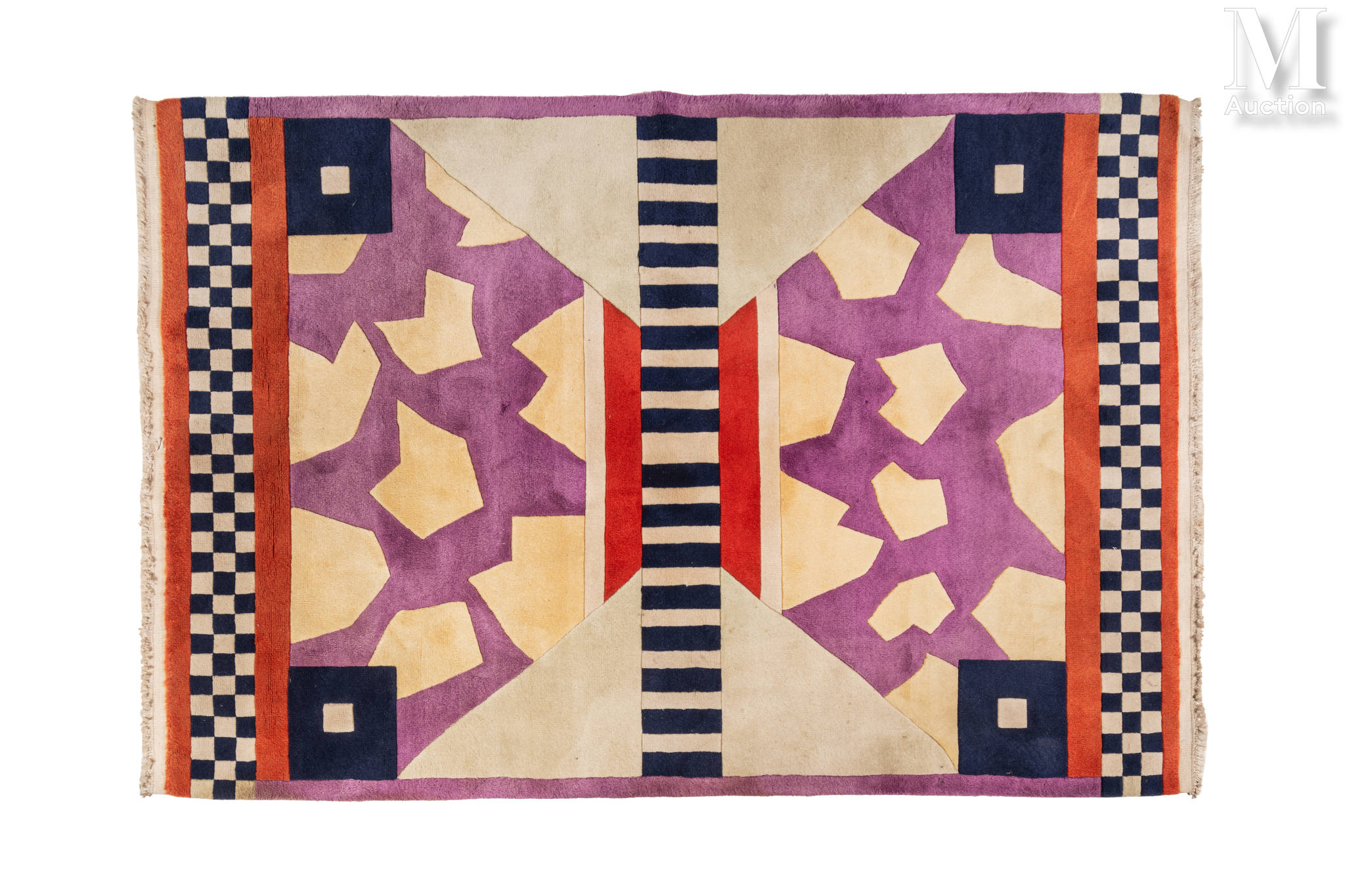 nathalie du pasquier tapis memphis milano estimation gratuite vente aux enchère design