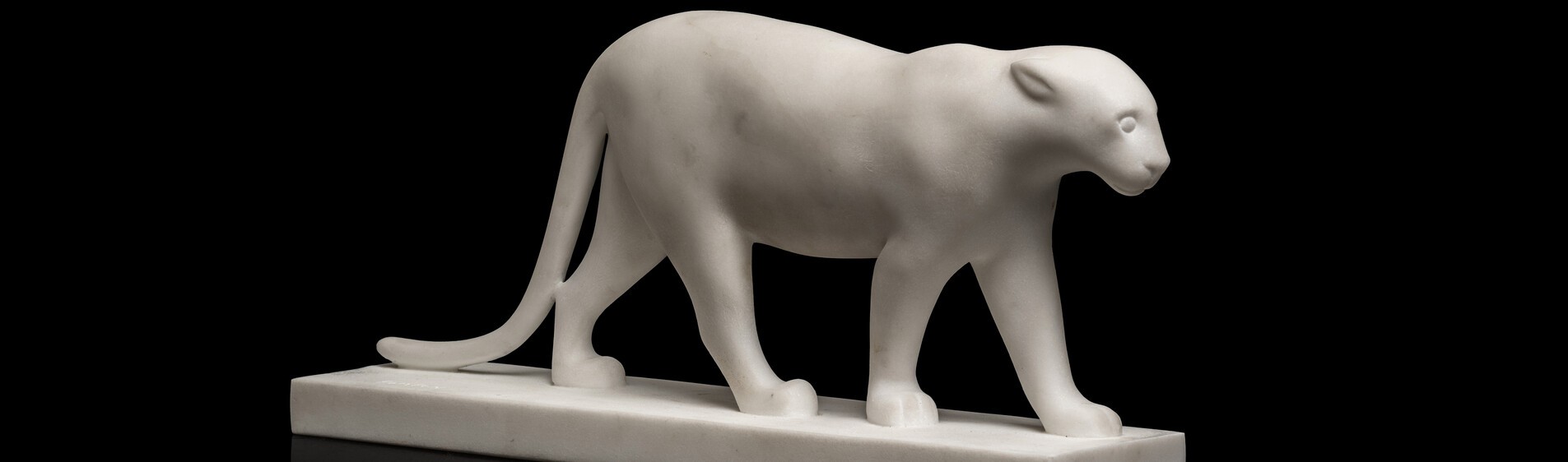 François Pompon : "Panthère noire oreilles couchées" (taille moyenne), circa 1928