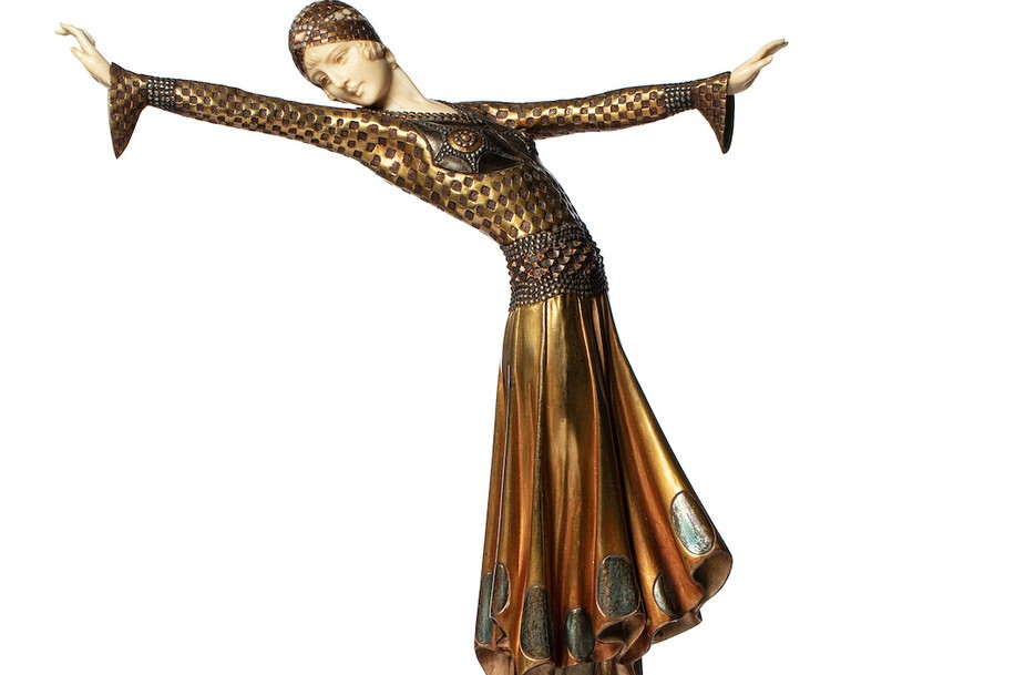 Estimation sculpture chryséléphantine Art Déco