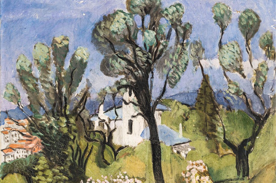 La Villa Bleue à Nice, 1918
