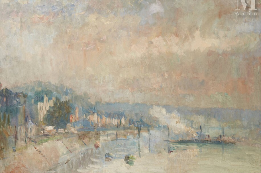 Lebourg, Le bac à Duclair