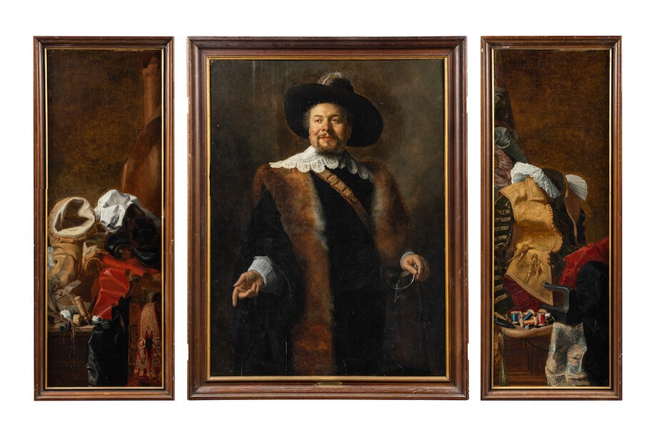 Panneaux en triptyque, PORTRAIT D'HENDRICK CLOOTENS