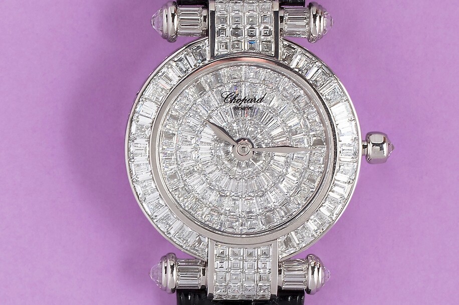 chopard montre de femme aux enchères