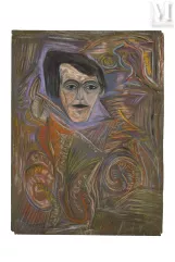 Jeanne FREUNDLICH KOSNICK-KLOSS (Glogow 1875 - Paris 1947)-Portrait de femme-img1