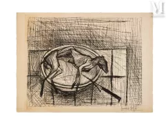 Bernard BUFFET (1928-1999)-Le lapin, 1955-img1