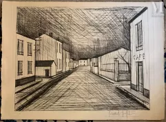 Bernard BUFFET (1928-1999)-La rue, 1955-img1