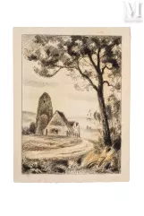 Paul-Emile COLIN (Lunéville 1867 - Bourg-la-Reine 1949)-Paysage-img1