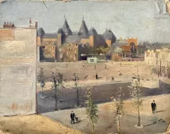 Artistes divers - XIX et Xxe siècle-Lot de six œuvres :-img1