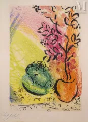 Marc CHAGALL (1887-1985), d'après-Le bouquet de Paris. Le bouquet de Paris. Kunsthaus, Zurich, 1967.-img1