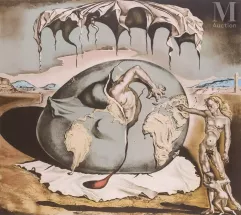 Salvador DALI (1904-1989), d'après-Enfant géopolitique observant la naissance de l'homme nouveau.-img1