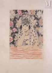 Henri MATISSE (1869-1954), d'après-L'Espagnole. (Peinte à Nice en 1922)-img1