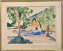 Maurice FOURNIER (Actif au XXème siècle)-Lot de 8 oeuvres-img1