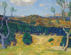 Frédéric MARIUS DE BUZON (La Roque 1879 - Alger 1958)-Paysage Kabyles, Les Oudaias-img1