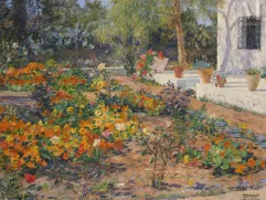 Alexandre ROUBTZOFF (Saint-Pétersbourg 1884 - Tunis 1949)-Jardin à Hammamet-img1