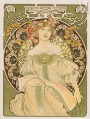 Alphonse MUCHA (1860 - 1939)-"Les signes du Zodiaque - Flora"-img1